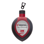 Шнур разметочный Intertool 30м (пластиковый корпус)