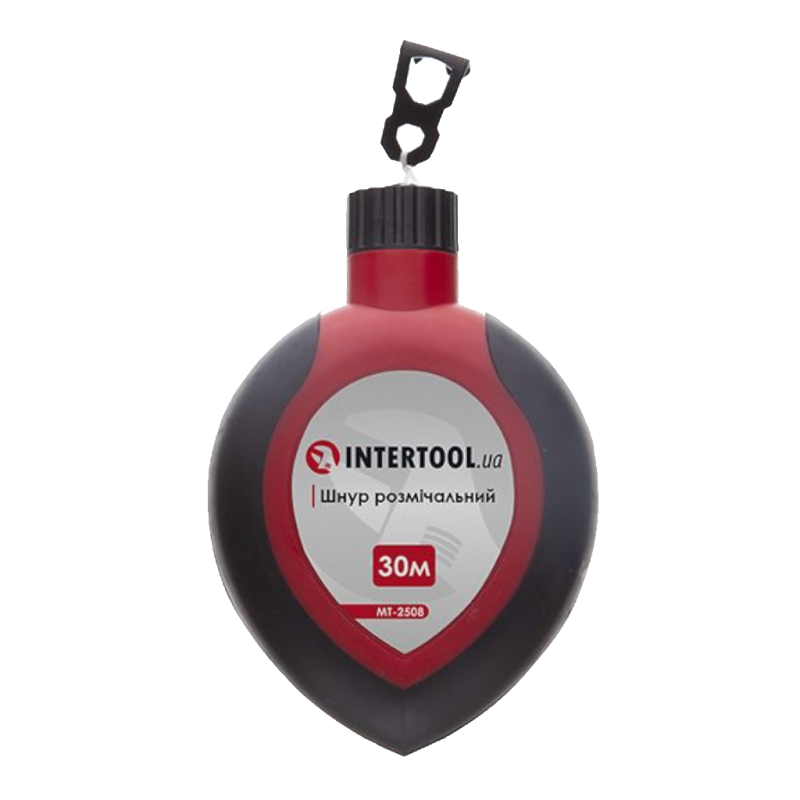 Шнур разметочный Intertool 30м (пластиковый корпус)