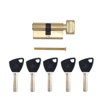 Цилиндр "Кедр BRASS М80(Т40+40) мм ZСG" plastic brass