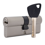Цилиндр "Кедр BRASS М85 мм ZN" (32-53) plastic brass key