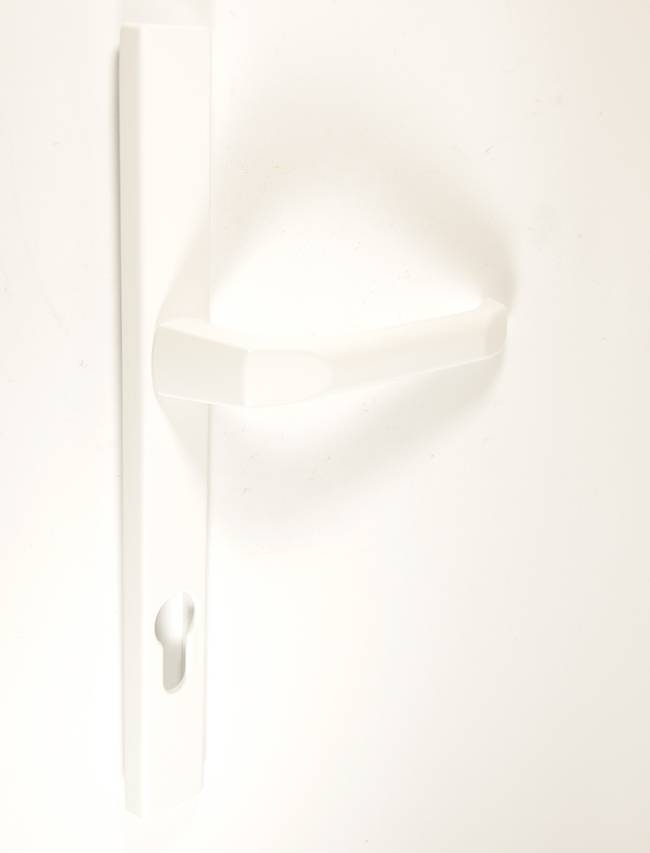 Ручка дверная "Турция 85 мм белая" (для металопластиковых дверей)