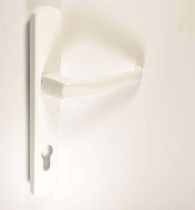 Ручка дверная "AL 85/35 белая" (для металопластиковых дверей)
